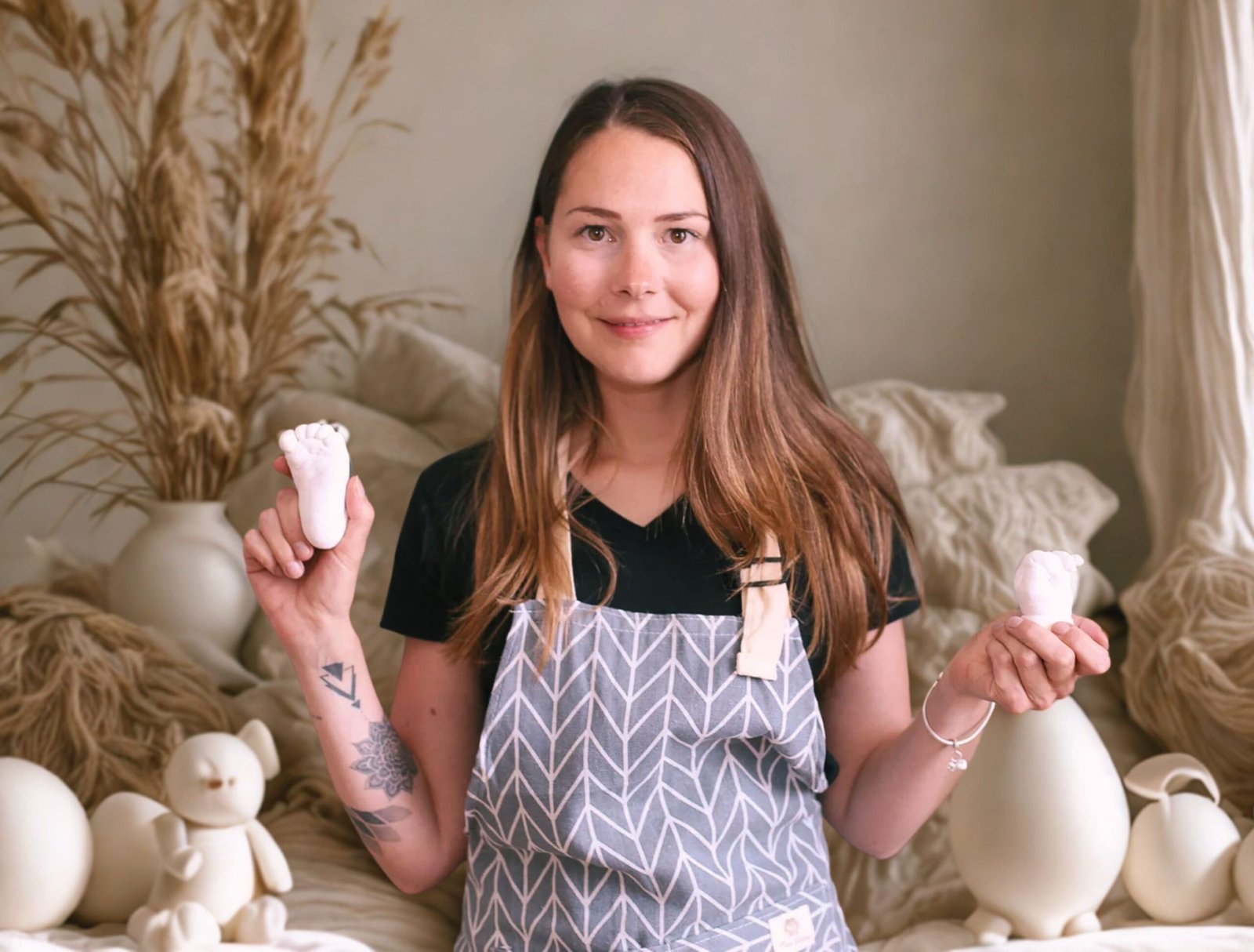 Amélie, créatrice Ancrer, dans son atelier à Nice