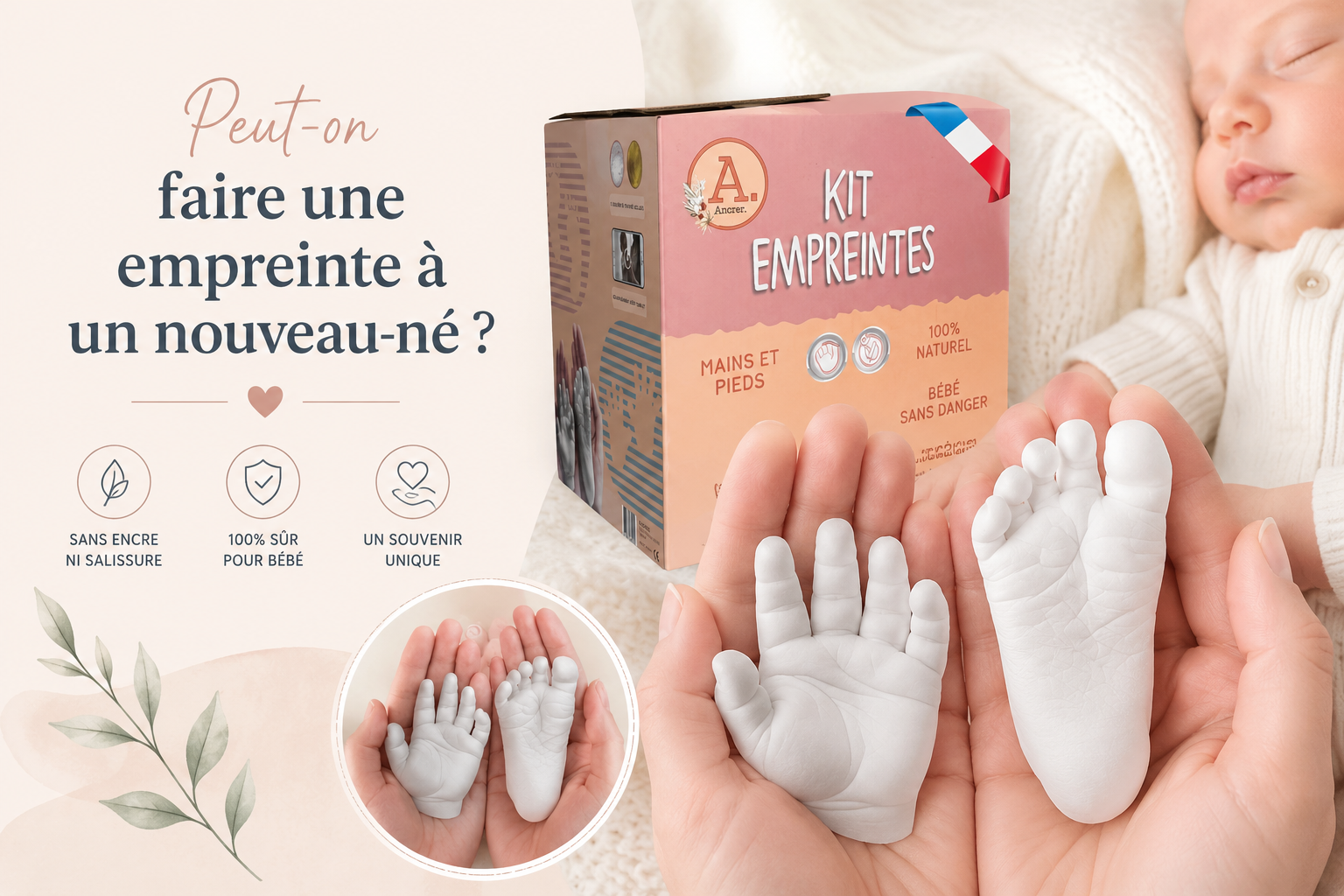 Peut-on faire une empreinte à un nouveau-né dès la naissance sans aucun risque