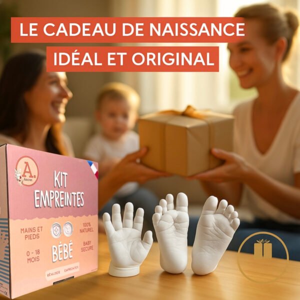 empreinte bébé 3D made in france cadeau original