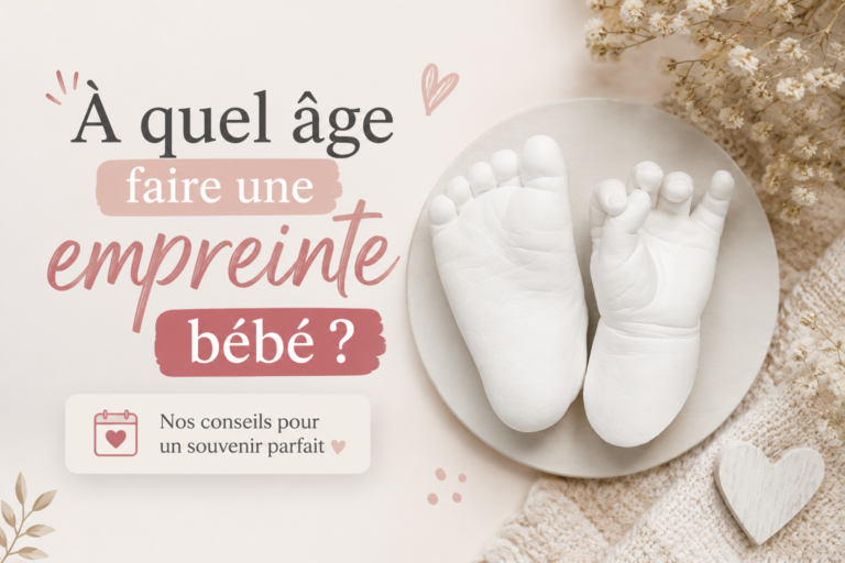 Lees meer over het artikel Op welke leeftijd een babyafdruk maken? | Baby kit ANCRER
